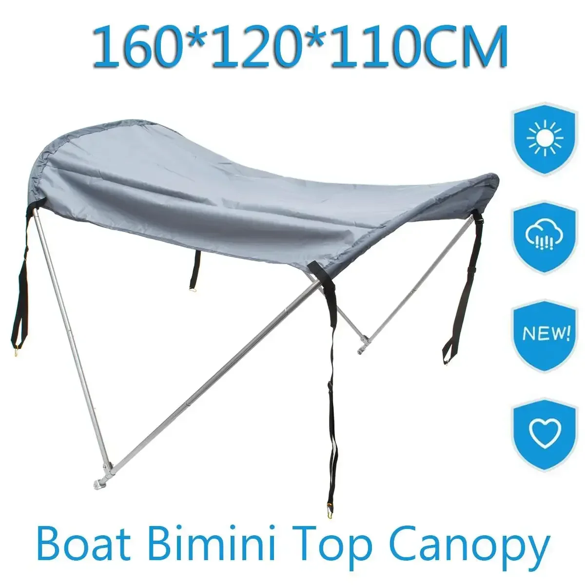 Anti-UV-Top-Tent-Sunshade-shelter-flatable-boat-boat-dinghy-raft ...