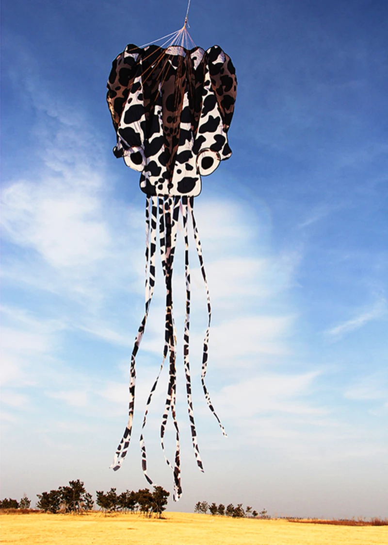 Colorful Kite Octopus Kites Flying Toys For Children Inflatable Fishing lines Stingray