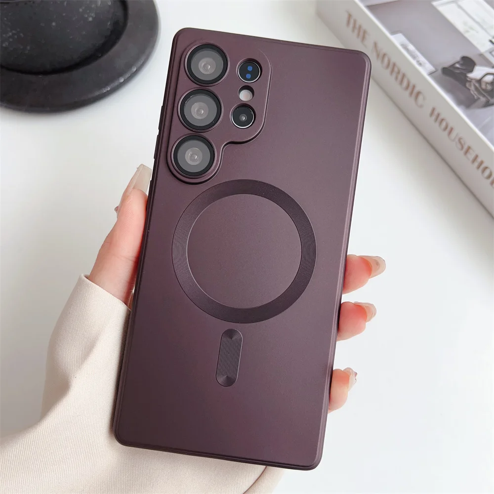 Luxury Metal Color Slim Phone Case - Premium Protective Cover