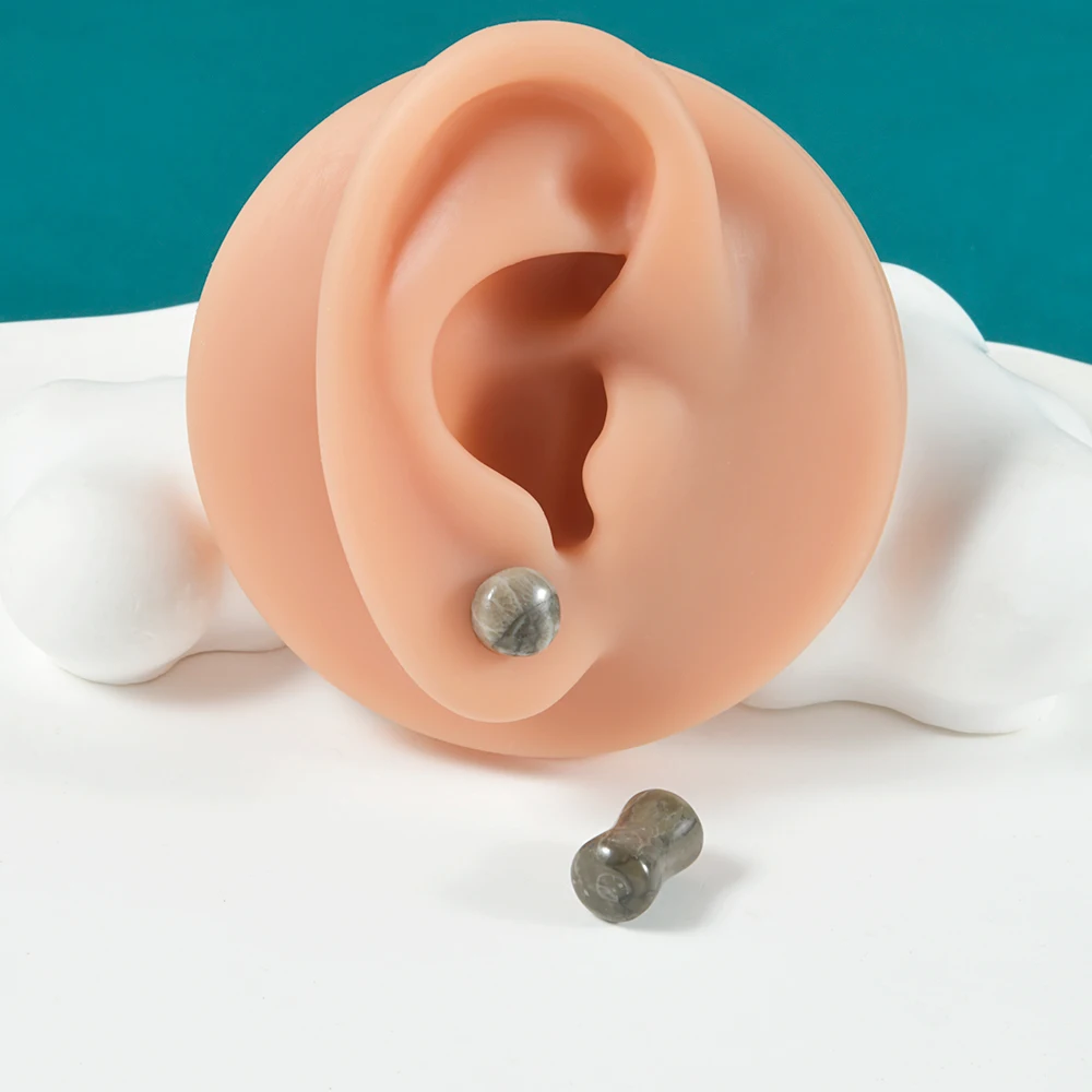 COOEAR Gauges voor orenplugs en tunnels piercing oorbellen kristallen met zirkonia stijl expander stretchers maat 2g (6 mm) tot 5/8 (16 mm), Hars