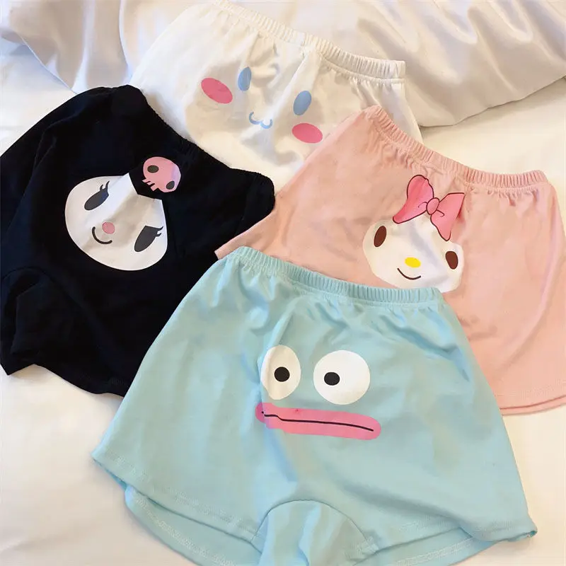 

Sanrio Kuromi Shorts Kawaii Anime Cute Cartoon Cinnamoroll Students Summer Fallow Loose Shorts Outerwear Pajama Pants Girls Gift