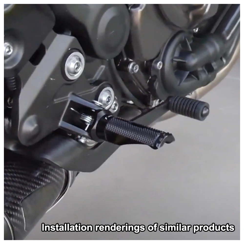 Motorcycle Front Footrests Foot Pegs Fit For Suzuki GSR600 GSXR600 GSXR 750 GSXR1000 GSXS125 GSX-S1000 SV650 Katana DL650 Vstrom