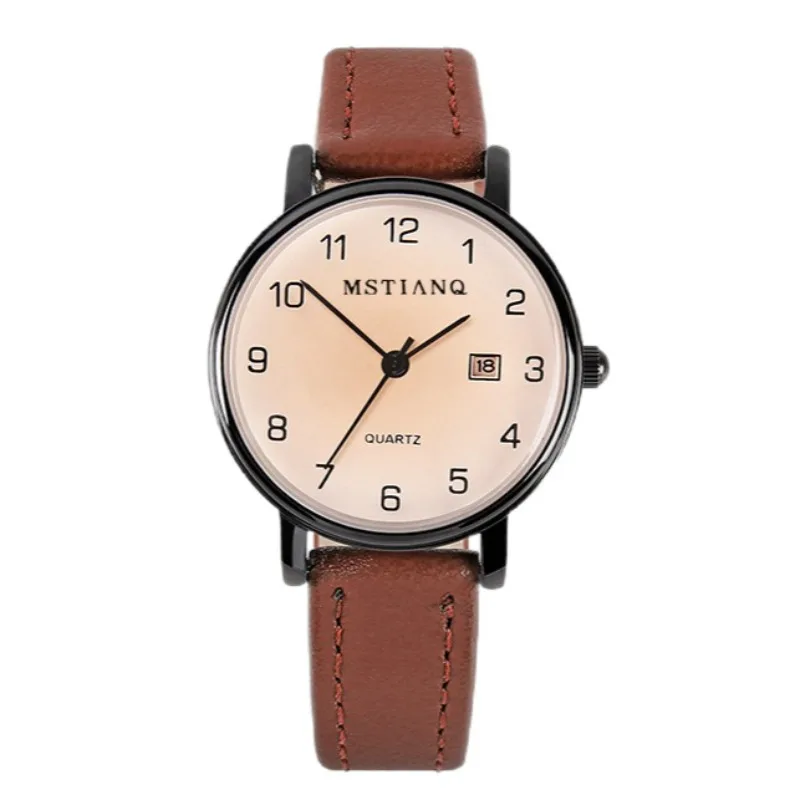 

Simple Brand Women Calendar Watch Student Small Dial Leather Strap Quartz Wristatch Dropshipping Reloj Mujer Luxury Clock Gift