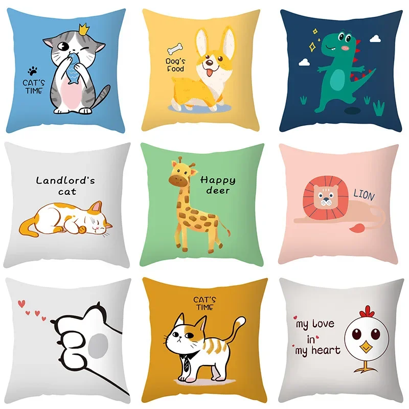 

Милая собака, наволочка, домашняя Современная Подушка, садовый стул, спальня, диван-кровать