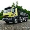 1/14 Simulation truck remote control model Metal toy hydraulic ro-ro full unloading VM mud head full unloading RCLESU 1