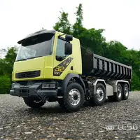 1/14 Simulation truck remote control model Metal toy hydraulic ro-ro full unloading VM mud head full unloading RCLESU 1