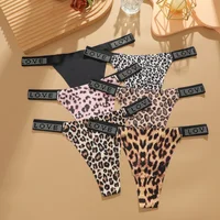 3Pcs/Set Low Waist Sexy Panties Women Thongs Rhinestones Letter Diamonds G-string Sports Thong Shorts Briefs T-back Size XS-XL 3