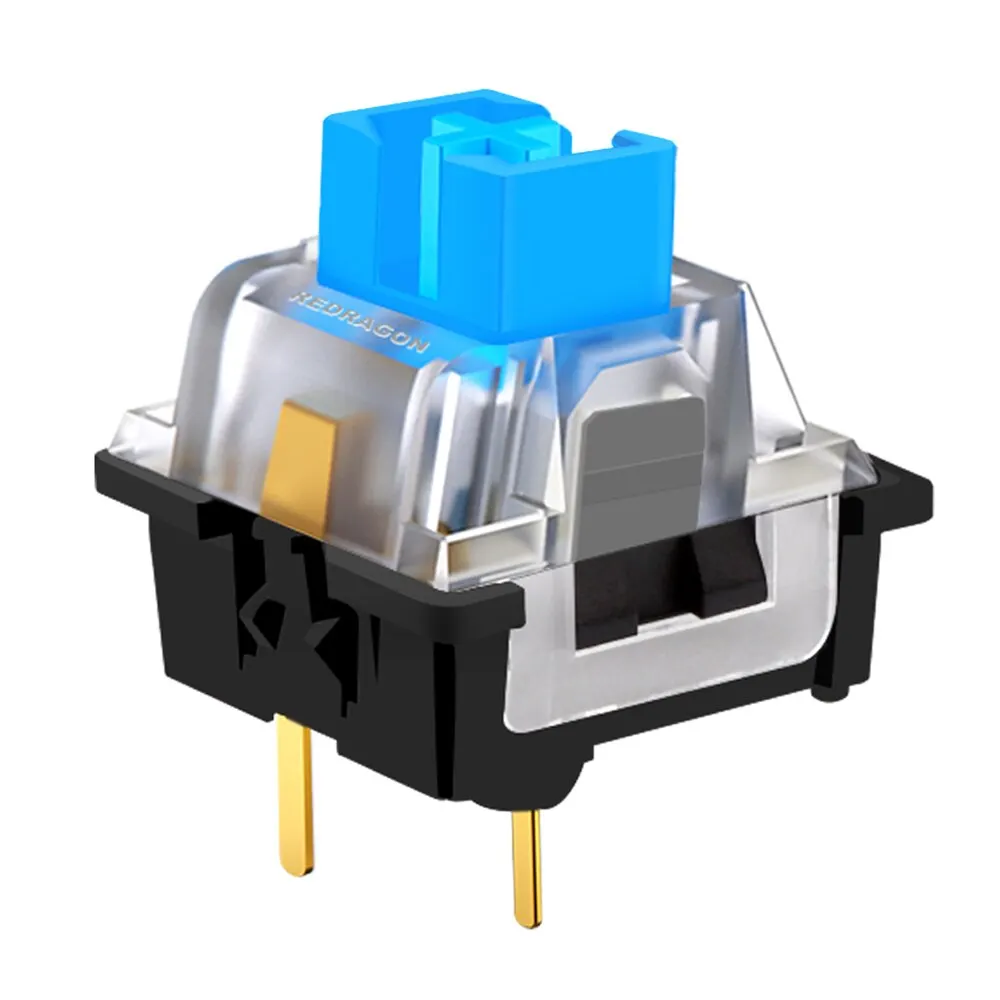 ตัวเลือกสินค้า สวิตช์ RGB MX 3Pin สำหรับคีย์บอร์ดเกมมิ่ง สัมผัสเงียบ หลายสี