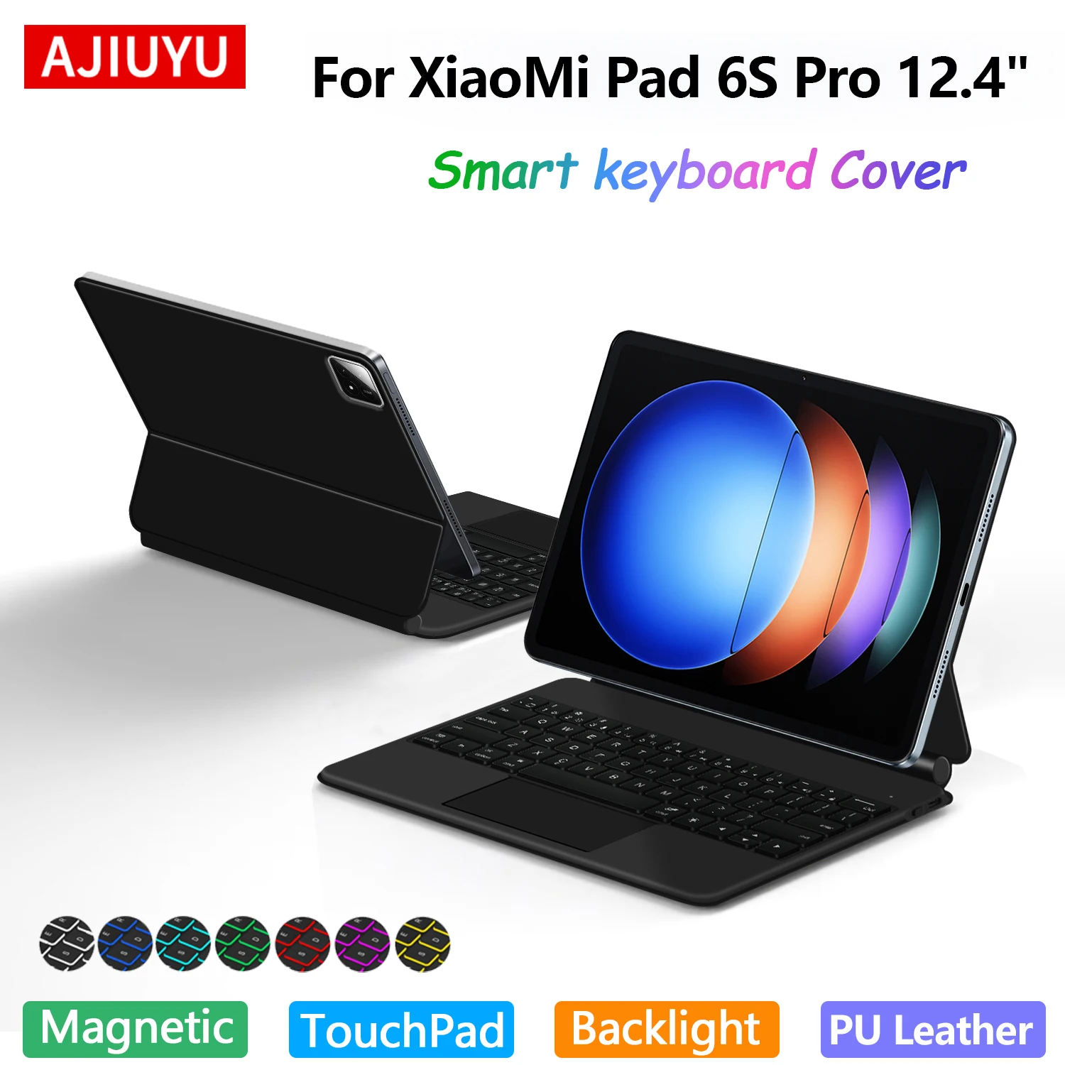 TouchPad Magic Keyboard For Xiaomi Pad 6S Pro 12.4