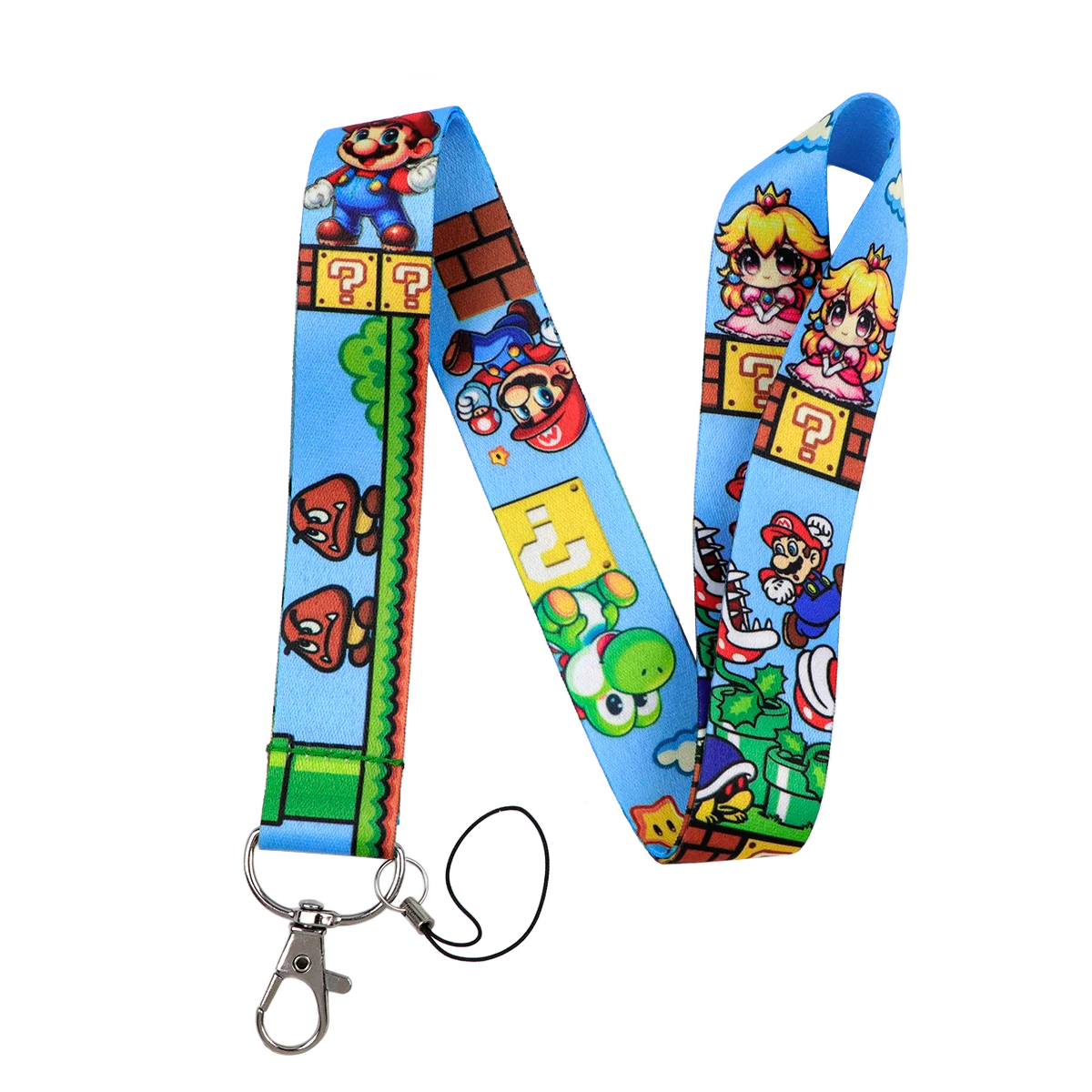 Vibrant Video Game Lanyard with Card Holder - Ideal for Students, Office, and Travel