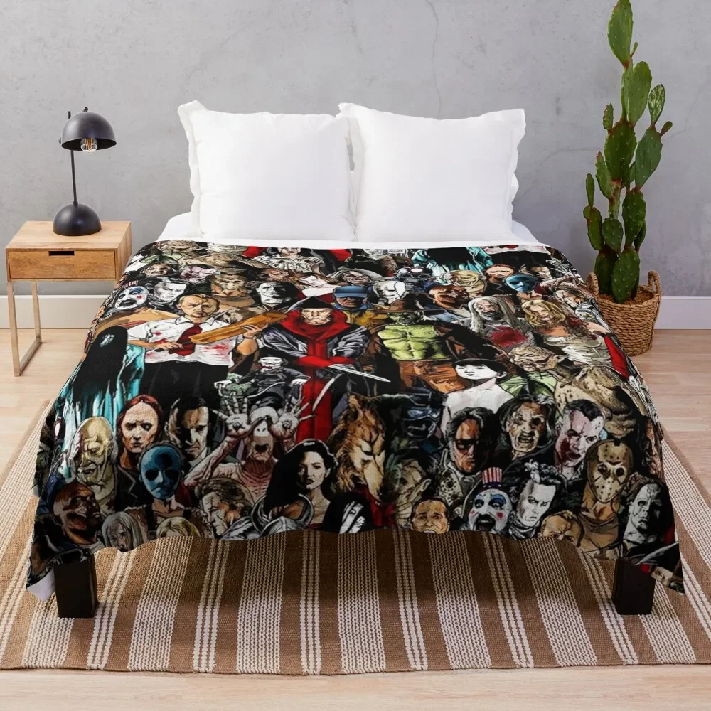 

Horror Collection Throw Blanket Winter beds Travel Blankets Sofas Of Decoration Blankets