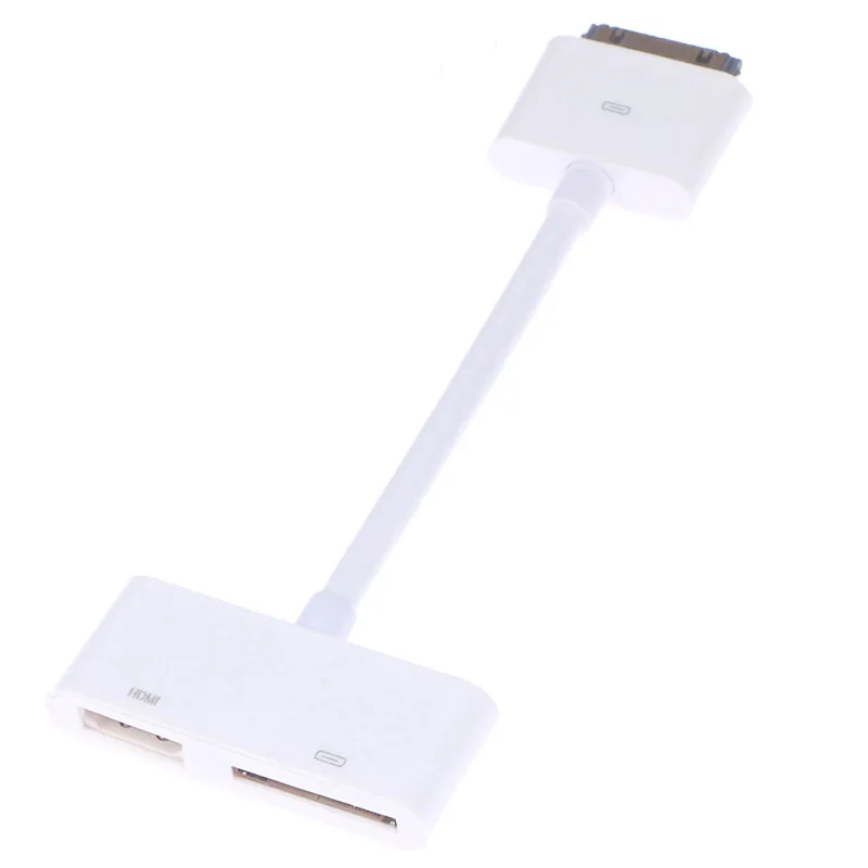 

Кабель-преобразователь 30 Pin-USB для HDTV TV для IPad 1 2 3 для IPhone 4