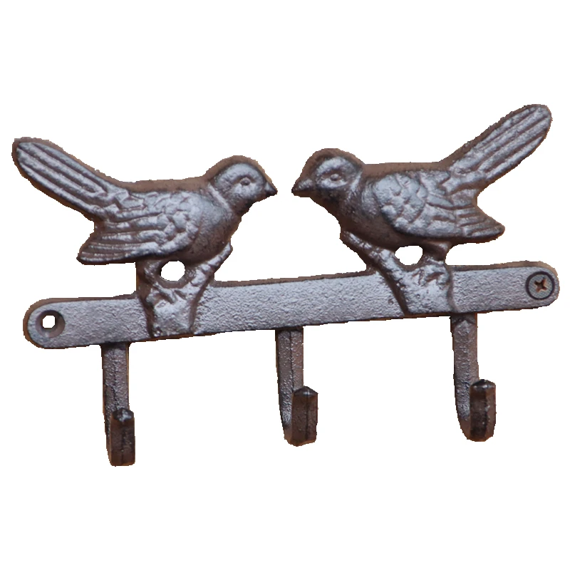 Creative Retro Cast Iron Decorative Key Hook Wall Hanging Coat