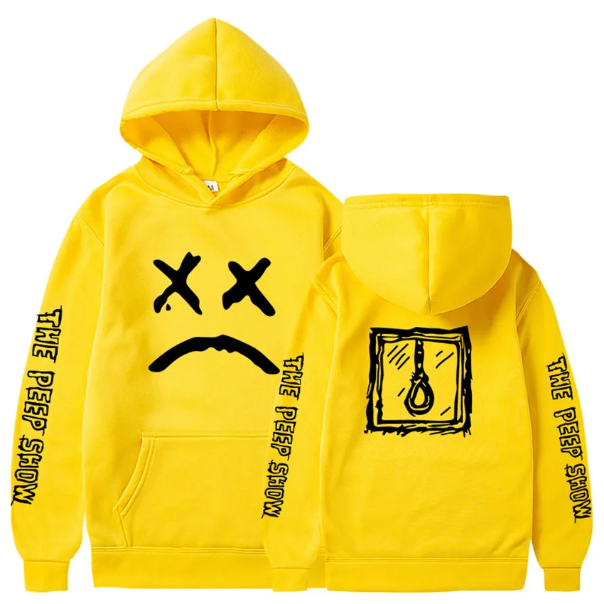 Men Hoodies 2020 Lil.Peep Happy Smiling Face Print Winter Fashion Unisex Couple Pullover Streetwear Sweatshirts Male Sudaderas (2)