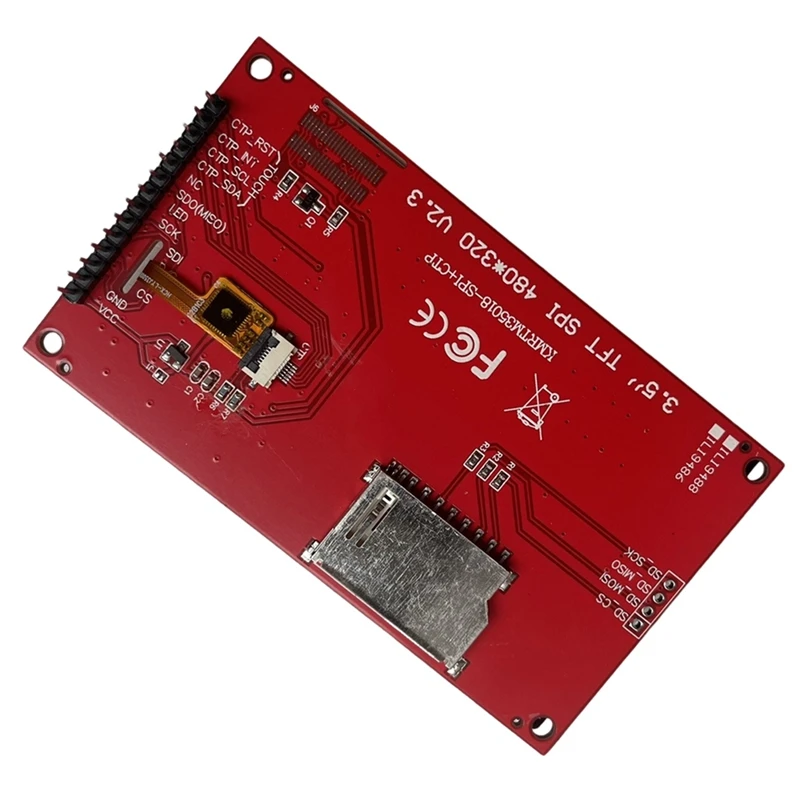 ٱ ޴ ÷ ,  ġ ũ, SPI  Ʈ, Ili9488, 3.5 ġ
