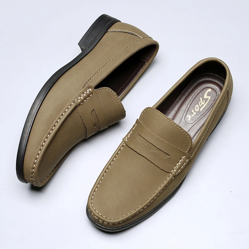 أحذية رجالية رسمية جديدة للأعمال مريحة وقابلة للتن...