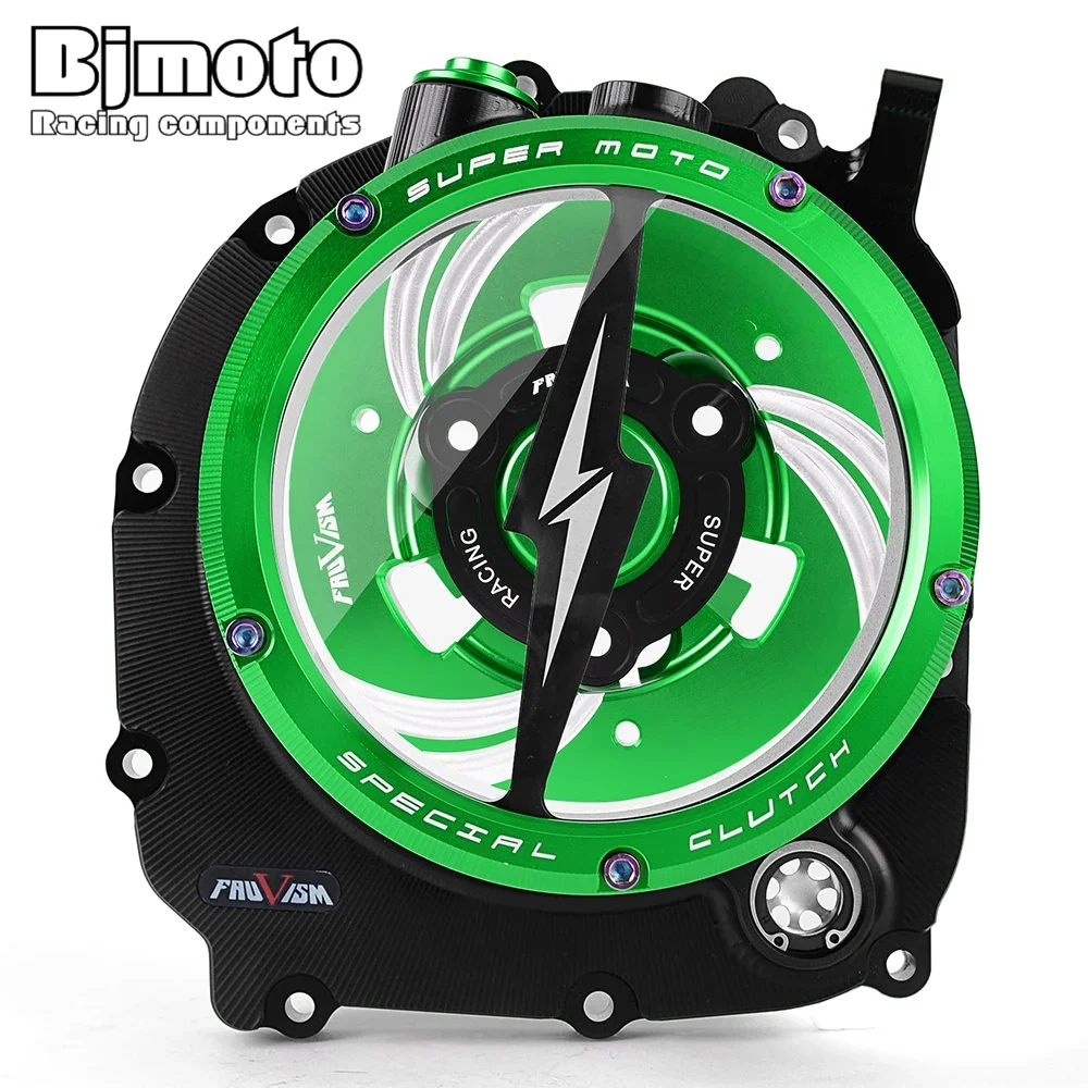 Clear Clutch Cover Spring Retainer Guard For Kawasaki Z900RS ZR900