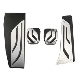 Premium Aluminum Car Pedal Covers for Luxury Vehicles - LHD Auto (MT with rest)