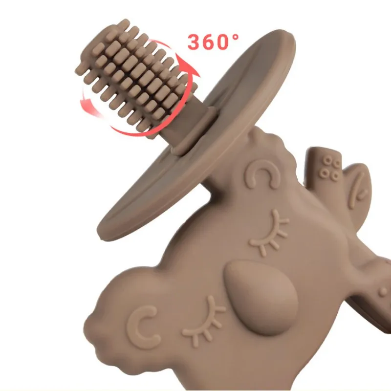 1PC Baby Soft Toothbrush BPA Free Silicone Infant Tooth Teeth Clean Brush Food Grade Silicone Babes Oral Health Care Kid Items
