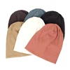 Women Spring Autumn Candy colors Ribbed Beanie Fashion Stretch Slouchy Caps Ladies Female Knitted Stripes Skullies Bonnets Hat 2