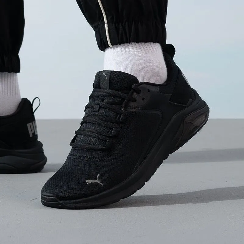 PUMA confortables et légers, en tissu mesh, chaussures de course basses, identiques pour hommes et femmes, noir 380435-01 1 PUMA confortables et légers, en tissu mesh, chaussures de course basses, identiques pour hommes et femmes, noir 380435-01 1