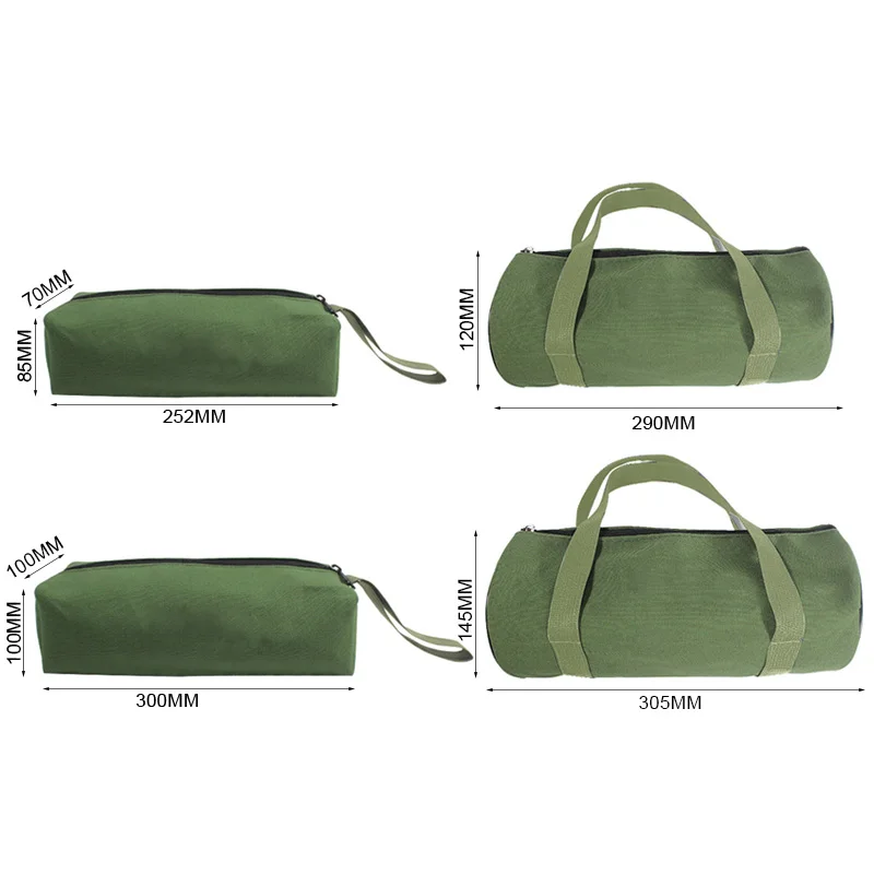 Durable Thick Canvas Pouch Tool Bags Storage Organizer Instrument Case Portable For Electrical Tool Tote Bag Multifunction Case plumbers tool bag