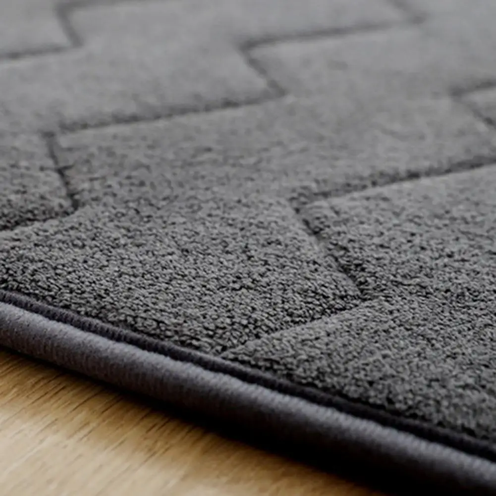 60*0cm Floor Carpet Pebble Pattern Water Absorption Non Slip Soft No Odor Bathroom Rug Bedroom Entry Bath Shower Bathtub Carpet