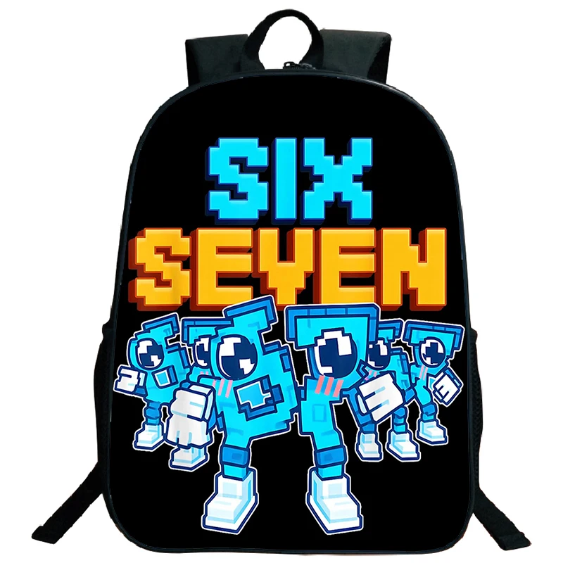 Steal A Brainrot 67 Six Seven Zaino per bambini, zaino da viaggio per studenti, per ragazzi e ragazze, con design divertente, borse da scuola leggere - immagine 6