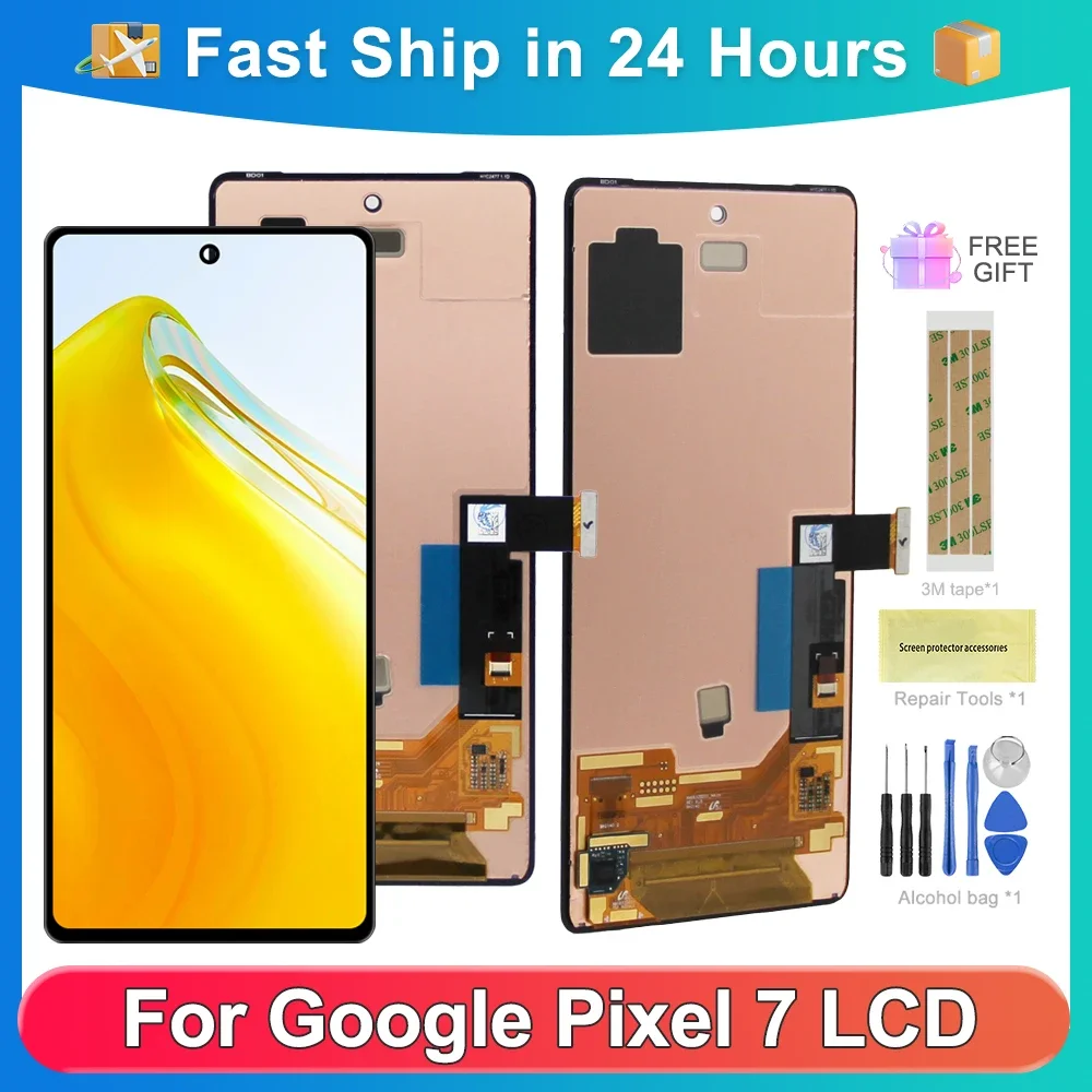 

For Google Pixel 7 For AMOLED 6.3''Google Pixel 7 GVU6C GQML3 GO3Z5 LCD Display Touch Screen Digitizer Assembly Replacement