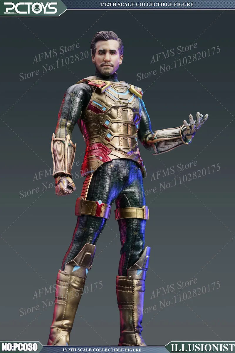 PCToys-Handerio Quentin beck magicianアクションフィギュア、1