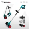 1500W Electric Lawn Mower Length Adjustable Foldable Cordless Handheld Rechargeable Garden Shrub Pruner For Makita 18V Battery 1
