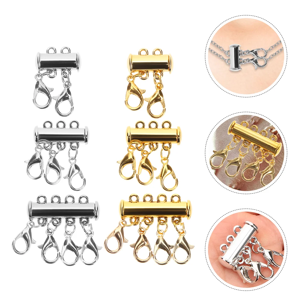 

Magnetic Connection Buckle Bracelets Necklace Connectors for Multiple Necklaces