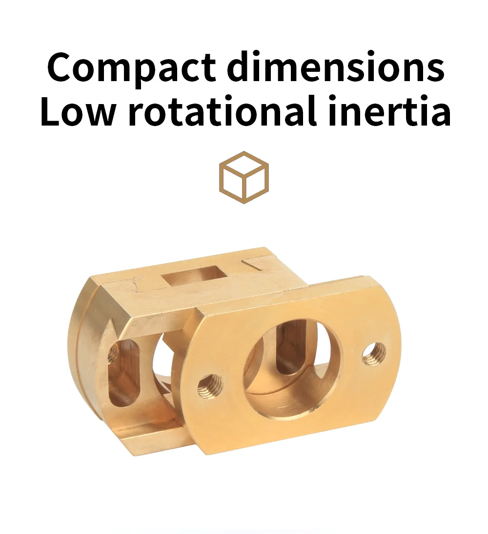 3DSWAY 18 mm Oldham-Kupplung Ender 3 V2 CR10 CR10S Pro T8 Schraubkupplung Z-Achse 8 mm Messing-Leitspindel-Heißbett für 3D-Druckerteile – Detail 9