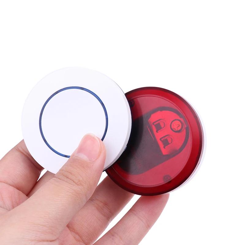 Wireless Remote Control 6V 433Mhz 1 Button Round Remote Control Switch Feel Free To Paste EV1527 Chip Learning Type