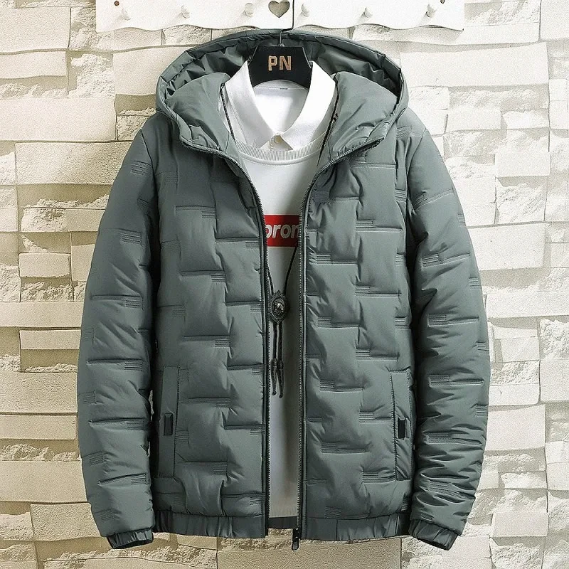 Men New Casual Autumn Winter Jacket Men Thicken Jacket Fashion Clothing Streetwear Thickened DownCotton Slim Fit Coat