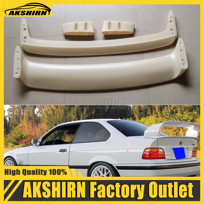 Per Bmw E36 M3 Spoiler 1990-2000 Bmw M3 Series Spoiler Materiale Plastico Abs Spoiler Non Verniciato Per Bmw E36 M3 Spoiler