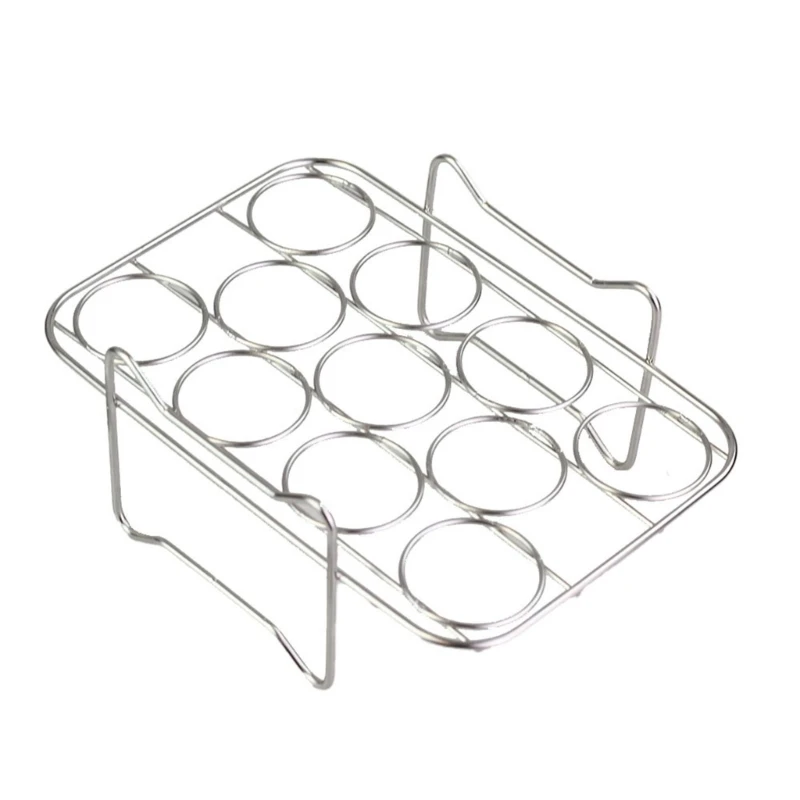 Rack Stainless Steel Air Fryer Steaming Stand Steamed Grill Steaming Vegetables Rice Bracket Fit for New Dropship stainless steel baking cooling rack 60 40 bread drying net cooling rack cake cooling rack biscuit pastry cooling stand commercia