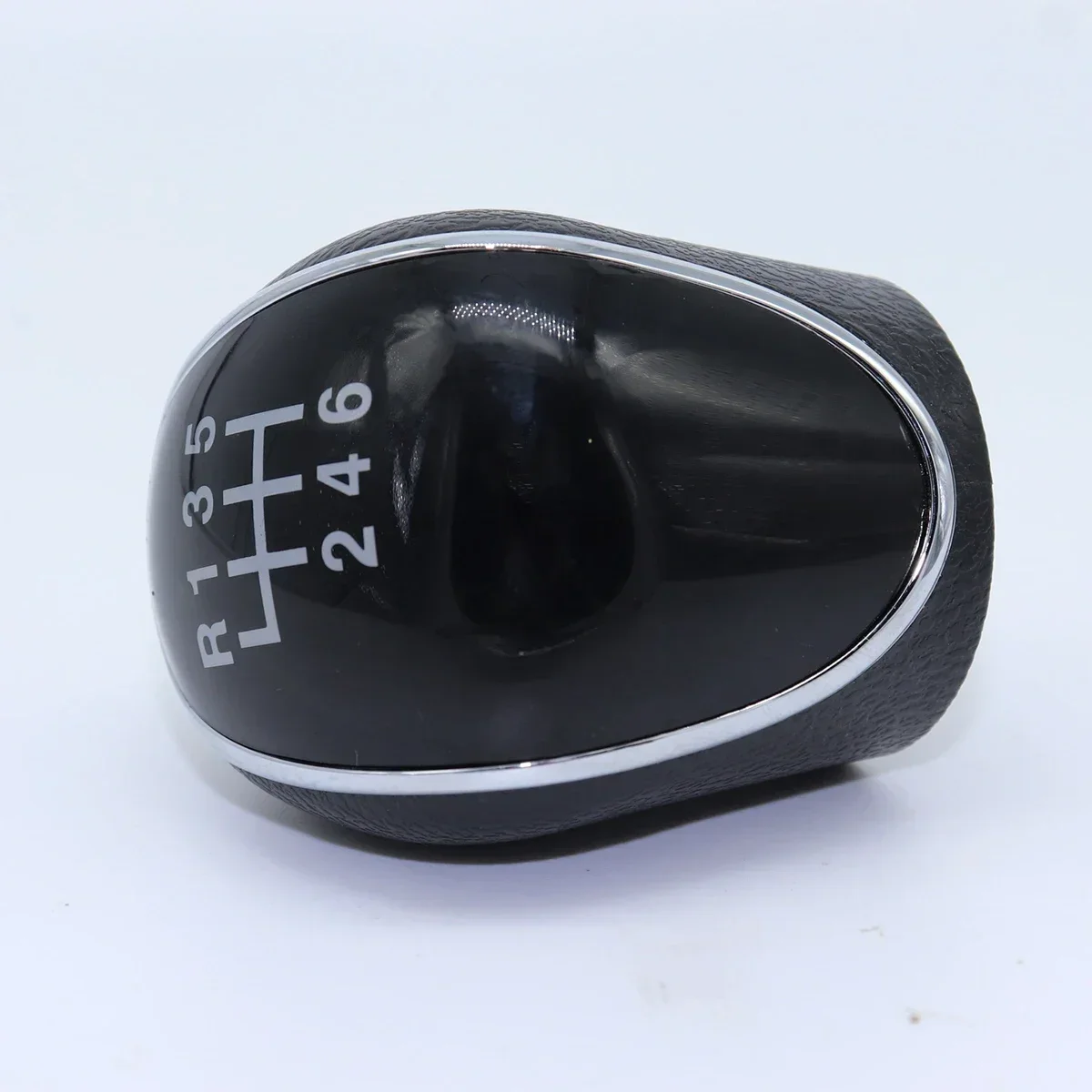 Pommeau De Levier De Vitesse Pour Mitsubishi Outlander II 2007-2012 – Version 6 Vitesses Manuelle – Finition Argent