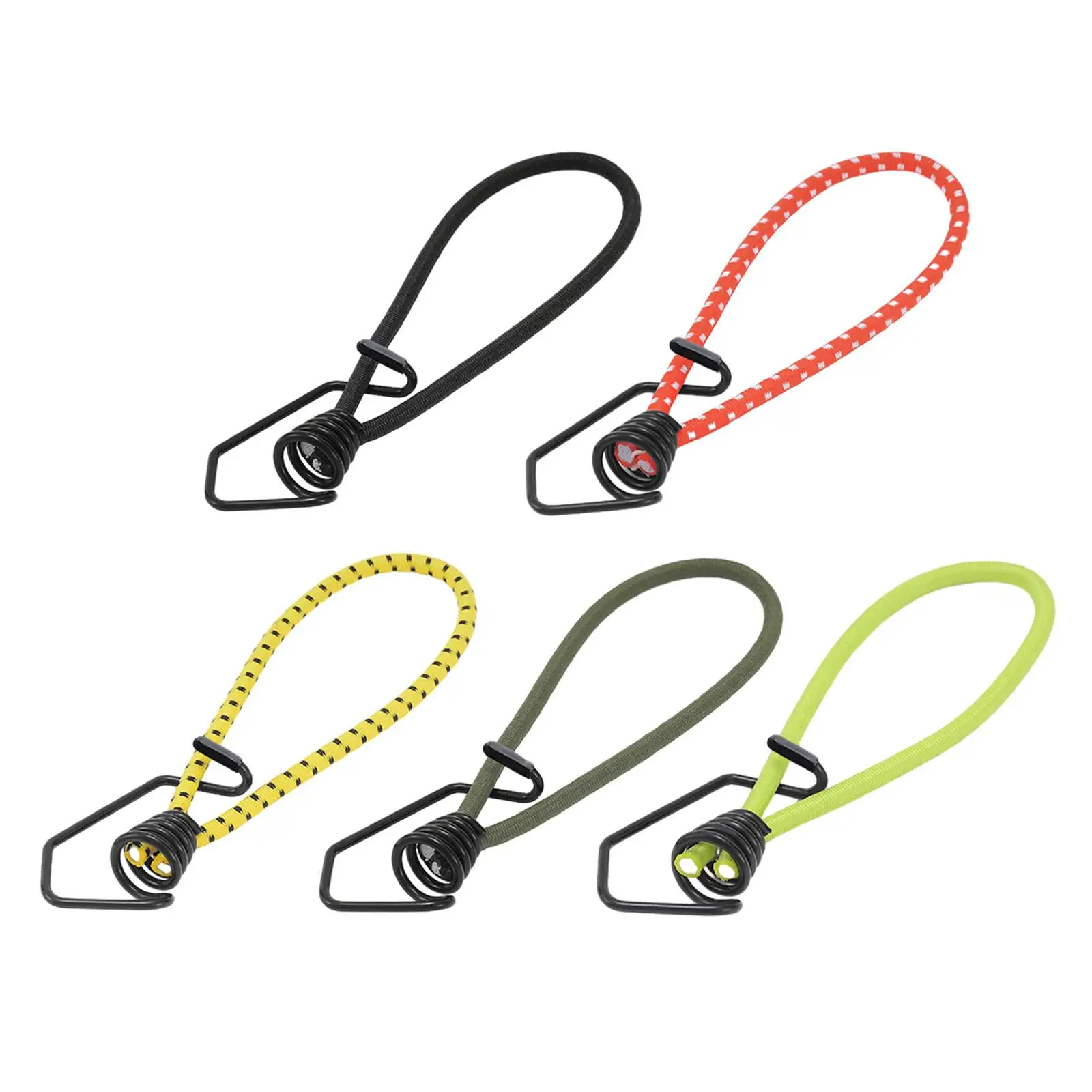 

Bungee Cord Hook Multipurpose Elastic Bungee Rope Canopy Ties with Hooks for Trucks Pavilions Camping Covers Wire Racks Tents