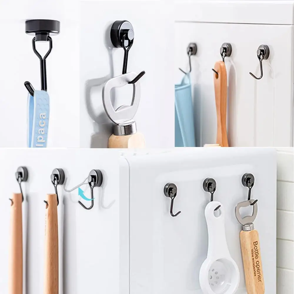 Description Picture 5 of itemHeavy Duty Magnetic Hook Multi-Purpose Strong Neodymium Magnets Hooks For Home Kitchen Refrigerator Grill Key Cup Wreath Holder