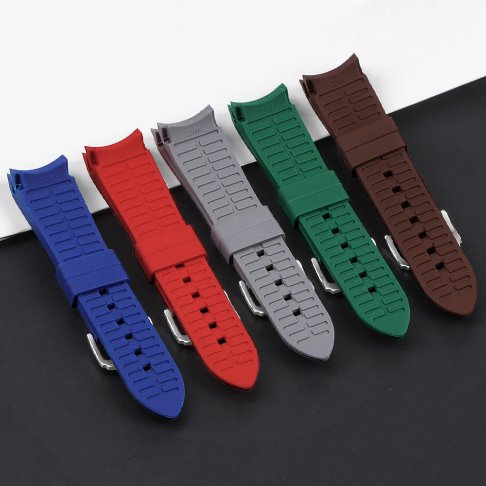 Curved Silicone Watch Band Universal Wristbelt – Premium Rubber Bracelet