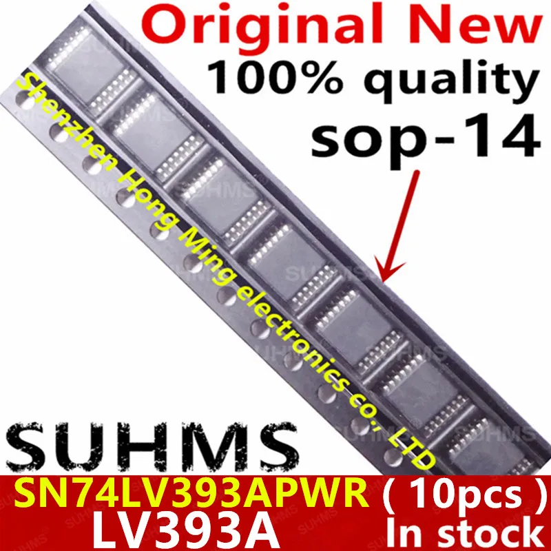 

(10 шт.) 100% Новый чипсет SN74LV393APWR SN74LV393A LV393A sop-14