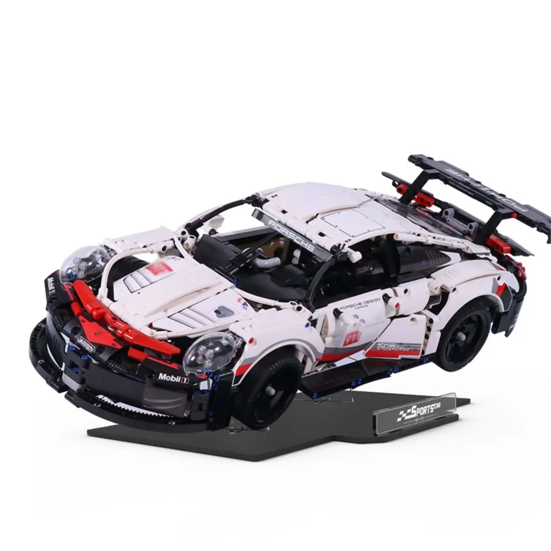 Il Espositore In Acrilico Per Lego Tech 42096 911 Rsr Toys Building Block (Solo Espositore) Scaffali Decorativi