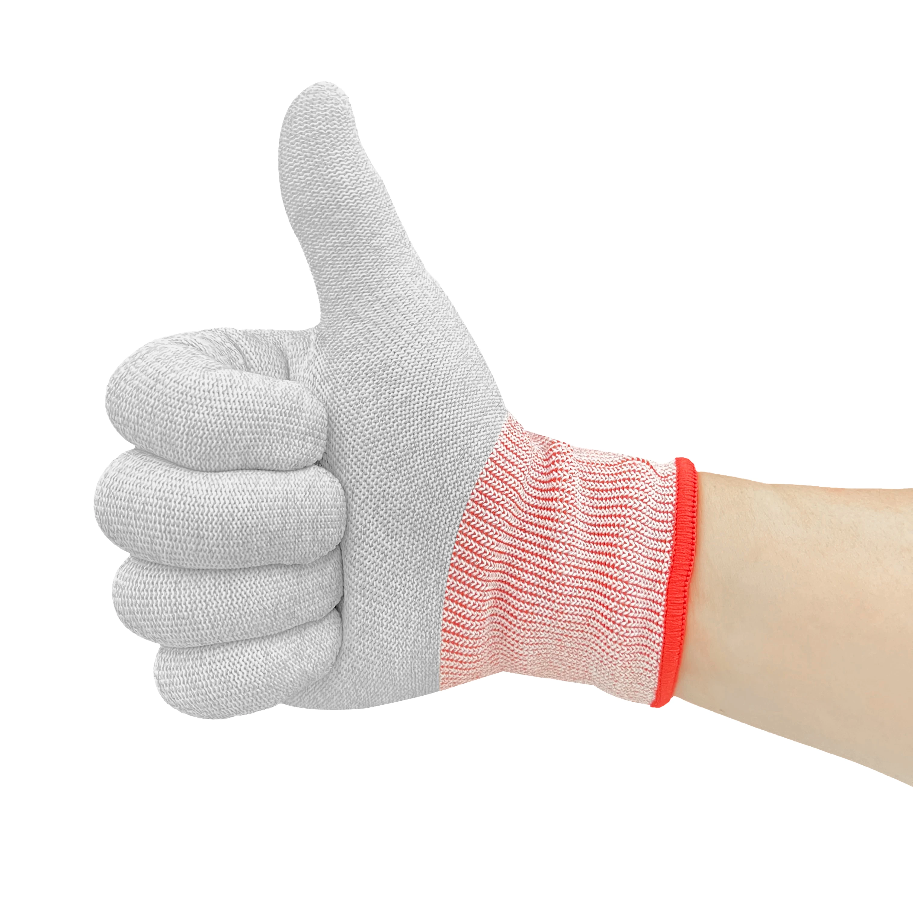 FOSHIO 2/6 Pairs of Carbon Fiber Work Gloves Anti-Cut Mitten Hand Protector Window Film Tinting Car Cleaning Vinyl Wrapping Tool
