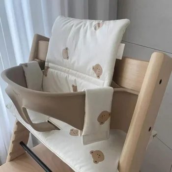 빨 수 있는 하이 체어 쿠션, 지지대 유아용 식사 교체 패드, 스토케