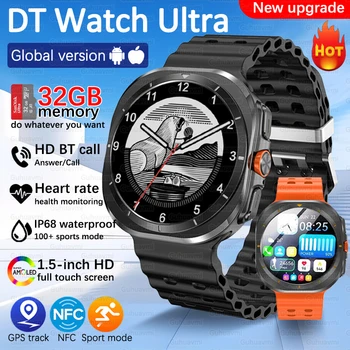 2025 Nuovo DT Orologio 7 Ultra Smart Watch da uomo GPS Tracker NFC 32GB di memoria Lettore MP3/MP4 Album locale IP68 Orologi sportivi impermeabili