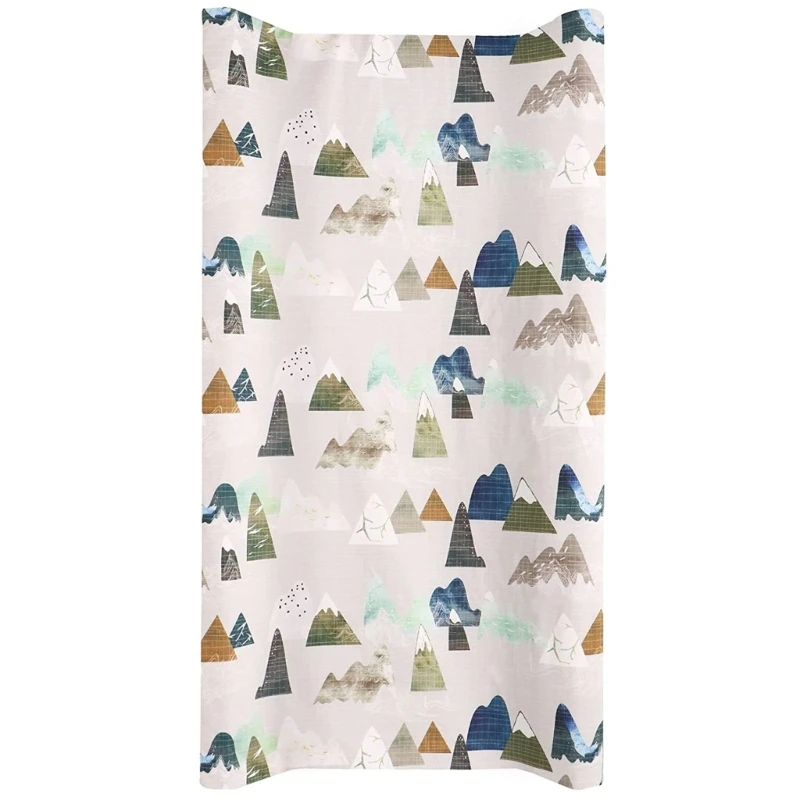 Baby Changing Pad Cover Changing Pad Cover Unisex Diaper Change Table Sheet for Baby Boys and Girls Fit 34''x16" Contoured Pad Cradle Sheets