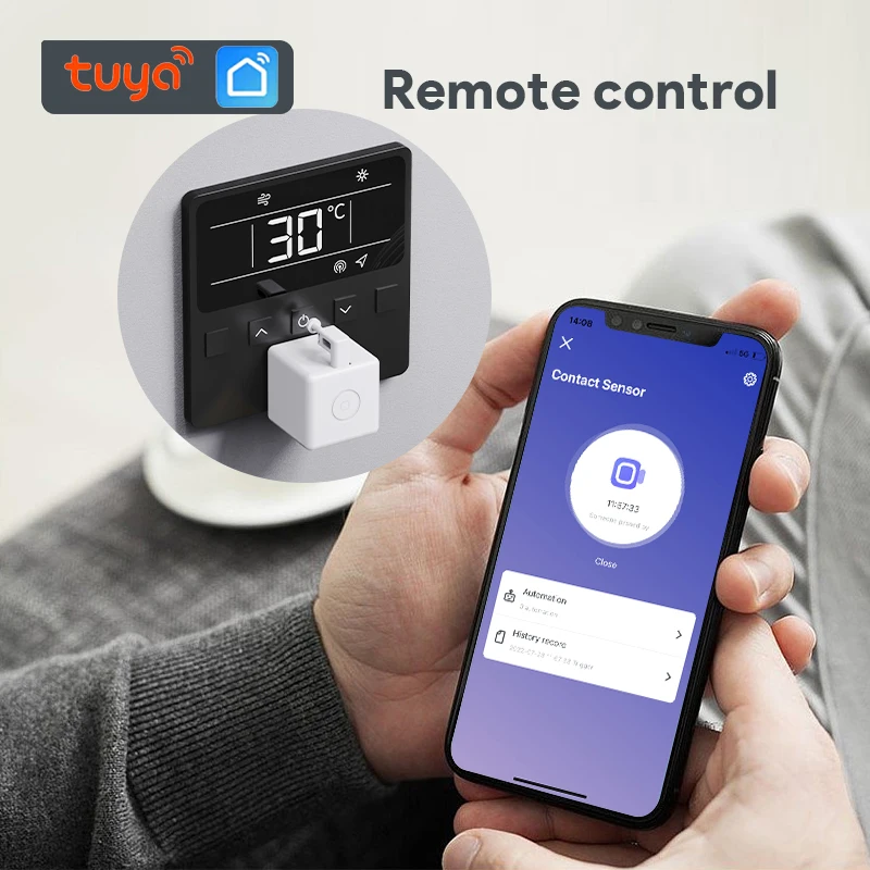 tuya zigbee smart fingerbot plus botao interruptor 01