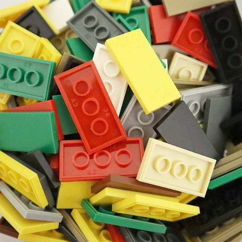 50PCS MOC Assemble Particles 87079 Size 2x4 Bricks Flat Tile Smooth 2*4 Building Blocks DIY Educational Creative Toy for Kids 5