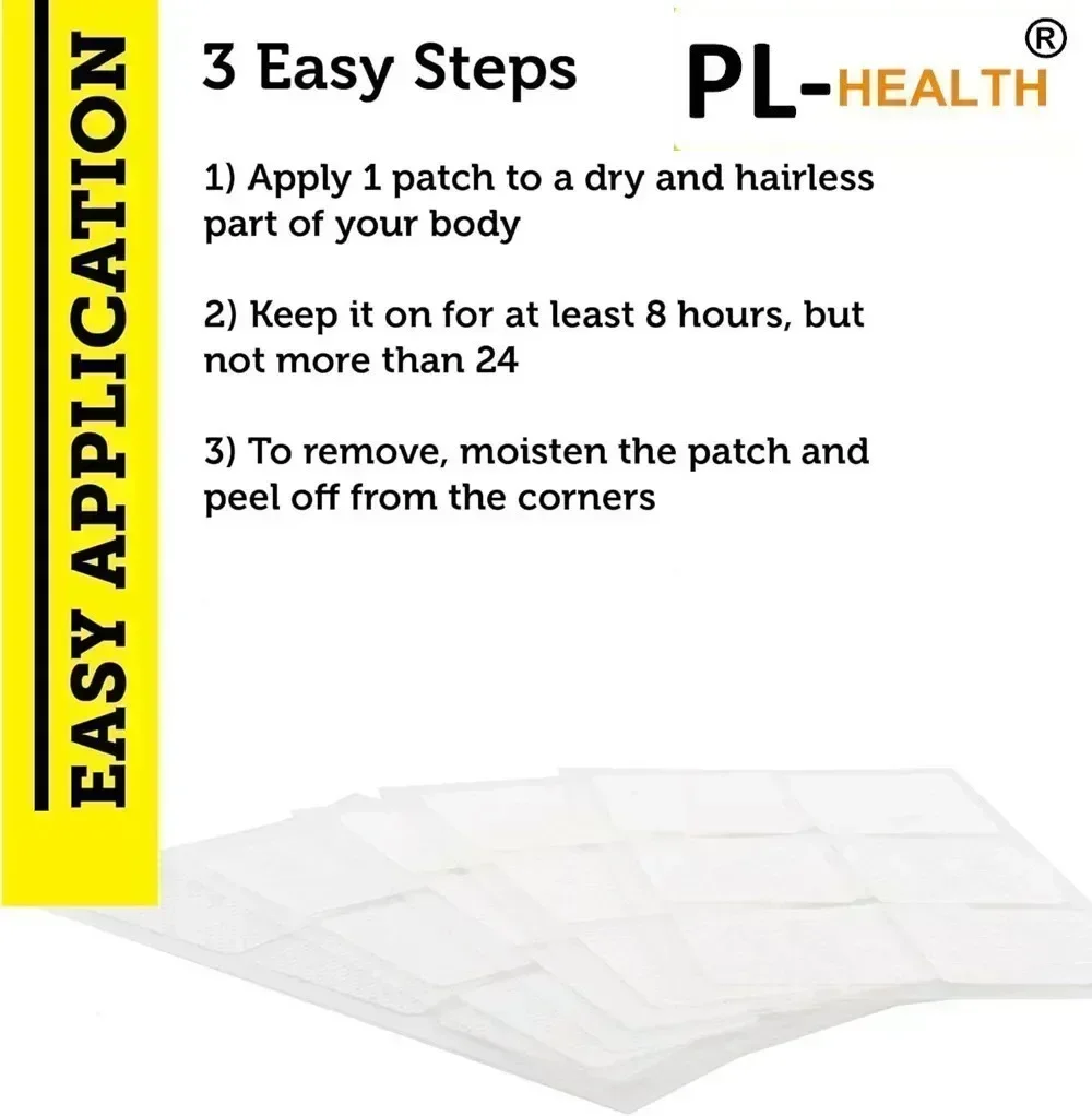 30 Patches Alpha Lipoic Acid Transdermal Patches- Potent Antioxidant for Neuropathy and Cardiovascular Health